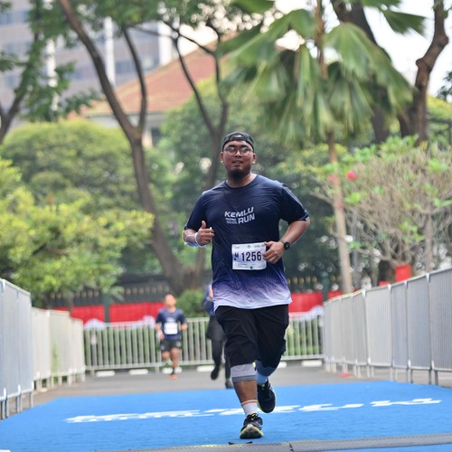 Race photo from KEMLU RUN 2026
