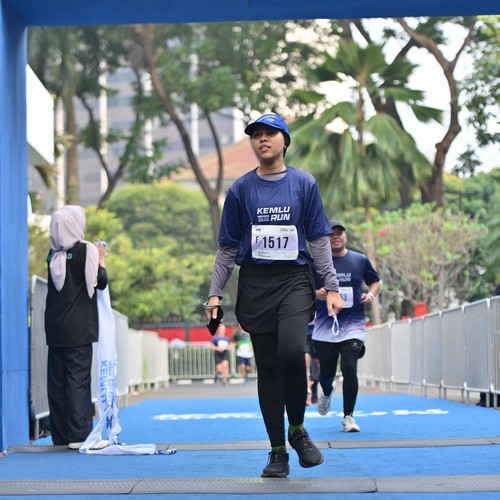 Race photo from KEMLU RUN 2026