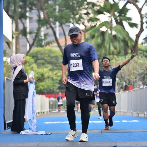 Race photo from KEMLU RUN 2026