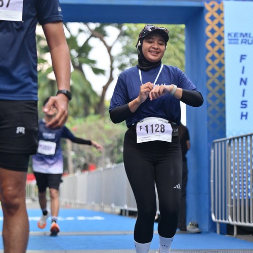 Race photo from KEMLU RUN 2026