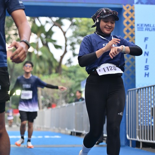 Race photo from KEMLU RUN 2026