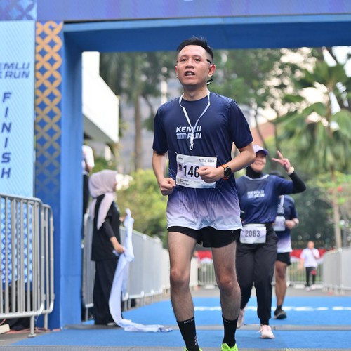 Race photo from KEMLU RUN 2026