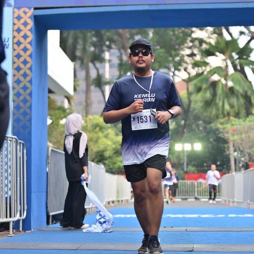 Race photo from KEMLU RUN 2026