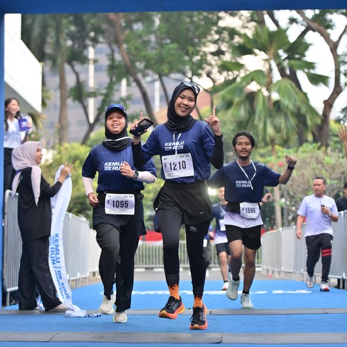 Race photo from KEMLU RUN 2026