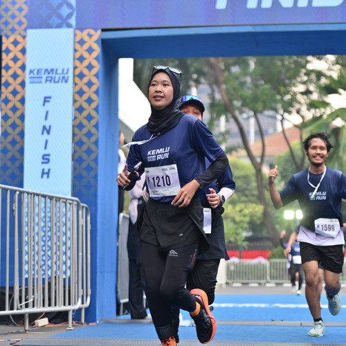 Race photo from KEMLU RUN 2026