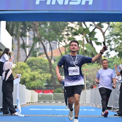 Race photo from KEMLU RUN 2026