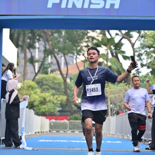Race photo from KEMLU RUN 2026
