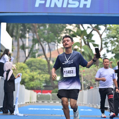 Race photo from KEMLU RUN 2026