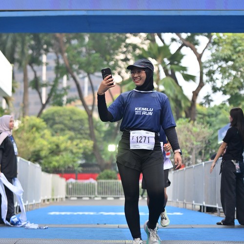 Race photo from KEMLU RUN 2026
