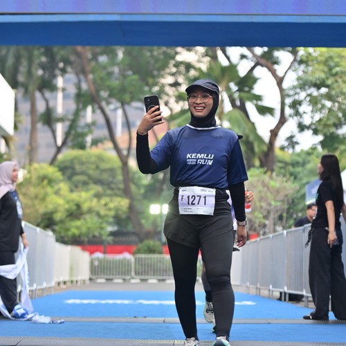 Race photo from KEMLU RUN 2026