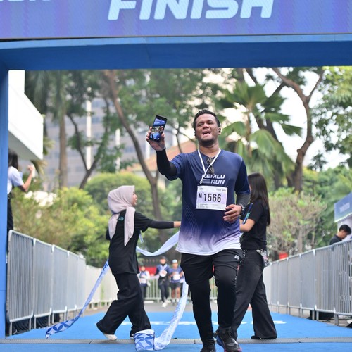 Race photo from KEMLU RUN 2026