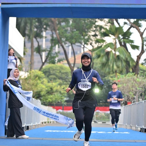 Race photo from KEMLU RUN 2026