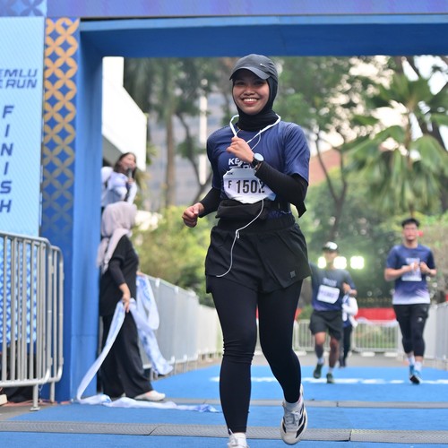 Race photo from KEMLU RUN 2026