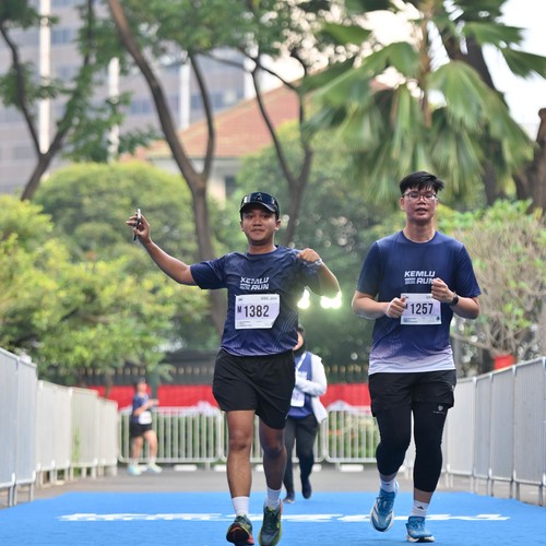 Race photo from KEMLU RUN 2026