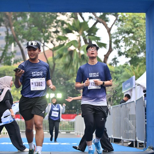 Race photo from KEMLU RUN 2026