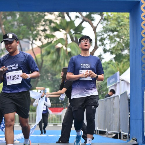 Race photo from KEMLU RUN 2026