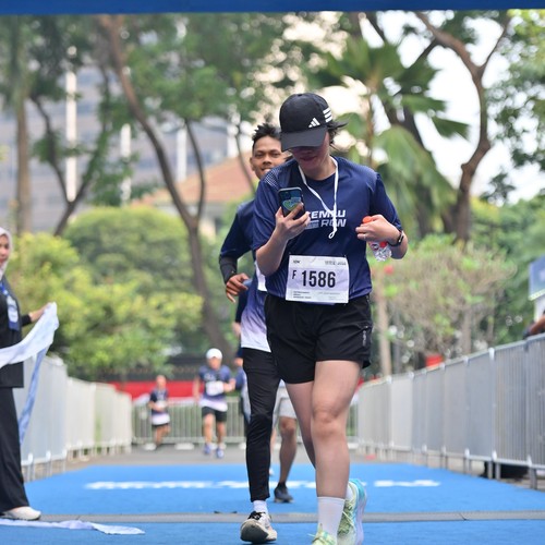 Race photo from KEMLU RUN 2026