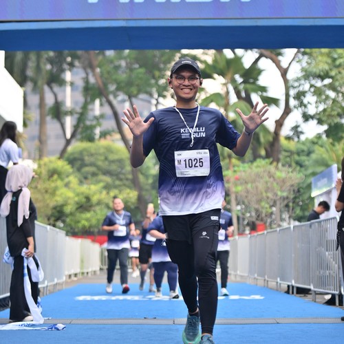 Race photo from KEMLU RUN 2026