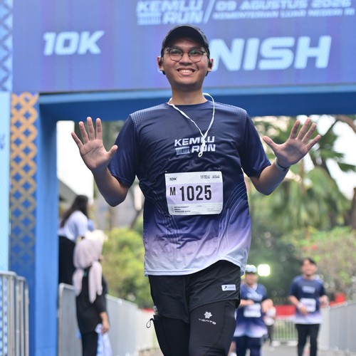 Race photo from KEMLU RUN 2026