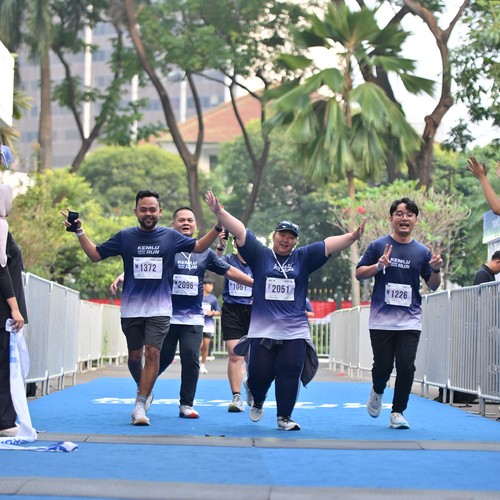 Race photo from KEMLU RUN 2026