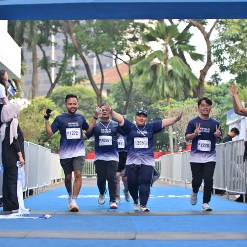 Race photo from KEMLU RUN 2026