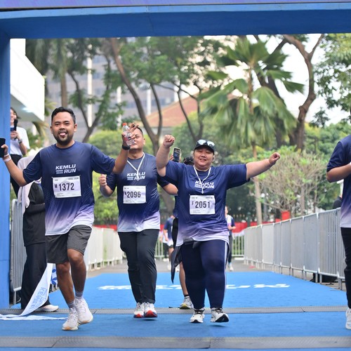Race photo from KEMLU RUN 2026