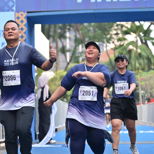 Race photo from KEMLU RUN 2026