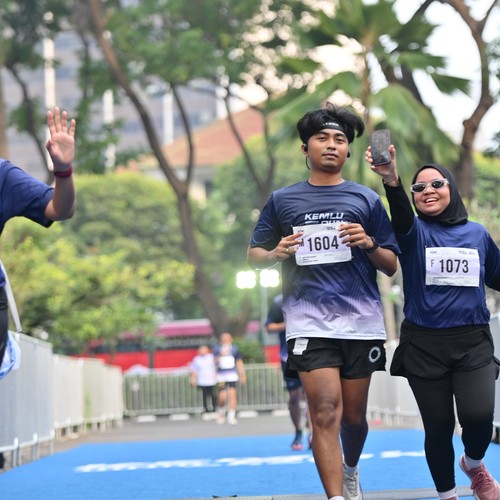 Race photo from KEMLU RUN 2026