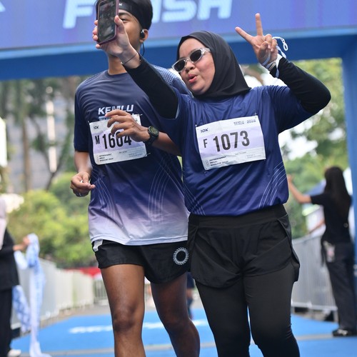 Race photo from KEMLU RUN 2026
