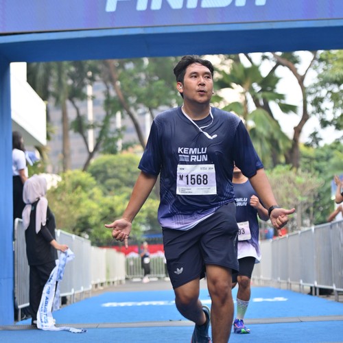 Race photo from KEMLU RUN 2026