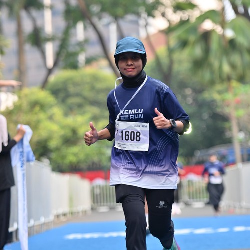 Race photo from KEMLU RUN 2026