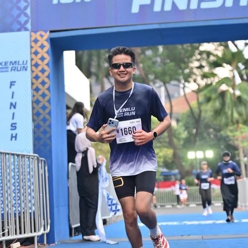 Race photo from KEMLU RUN 2026
