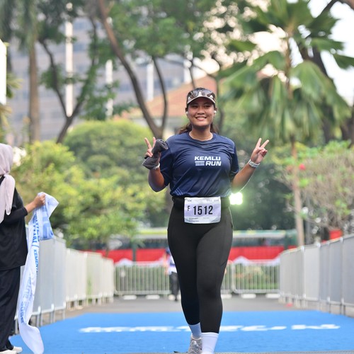 Race photo from KEMLU RUN 2026