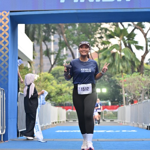 Race photo from KEMLU RUN 2026