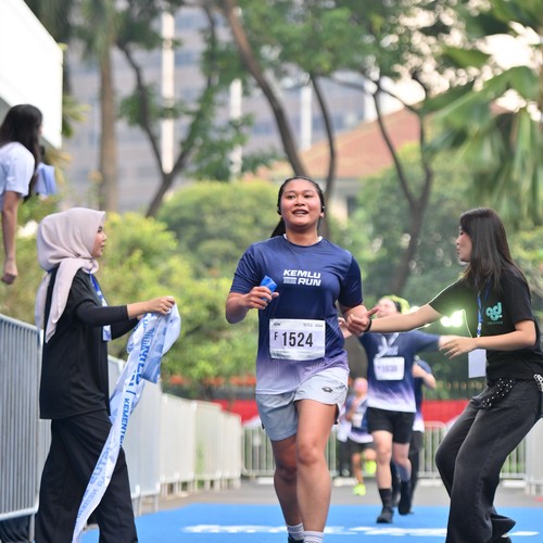 Race photo from KEMLU RUN 2026