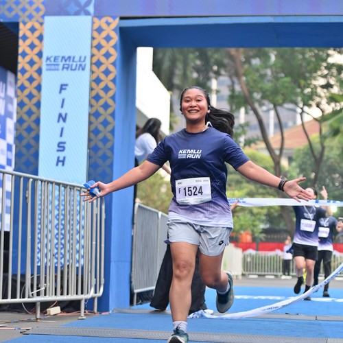 Race photo from KEMLU RUN 2026
