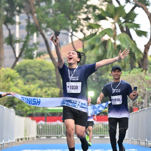 Race photo from KEMLU RUN 2026