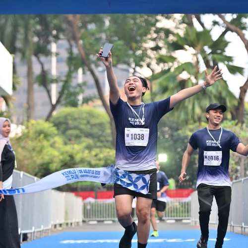 Race photo from KEMLU RUN 2026
