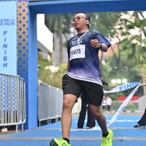 Race photo from KEMLU RUN 2026