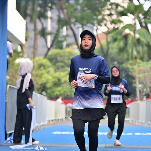 Race photo from KEMLU RUN 2026