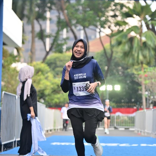 Race photo from KEMLU RUN 2026