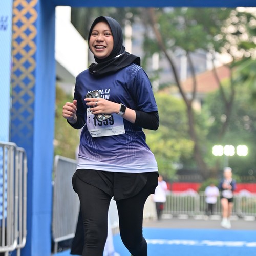 Race photo from KEMLU RUN 2026