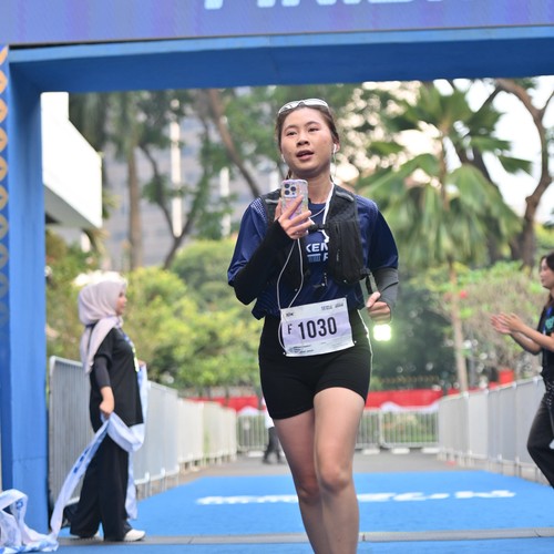 Race photo from KEMLU RUN 2026