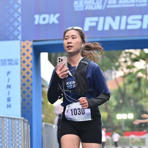 Race photo from KEMLU RUN 2026