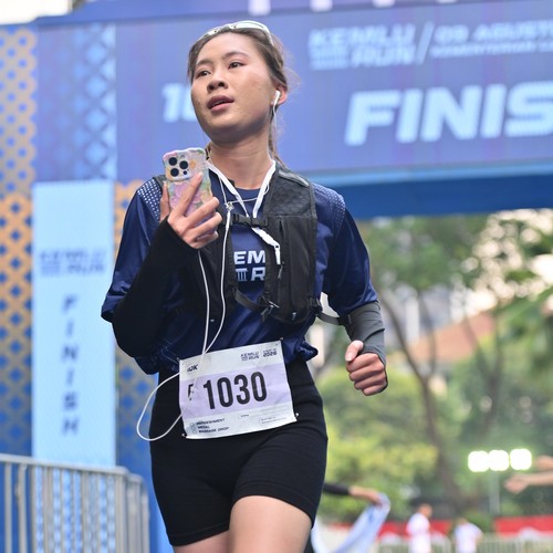 Race photo from KEMLU RUN 2026