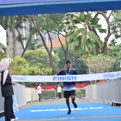 Race photo from KEMLU RUN 2026