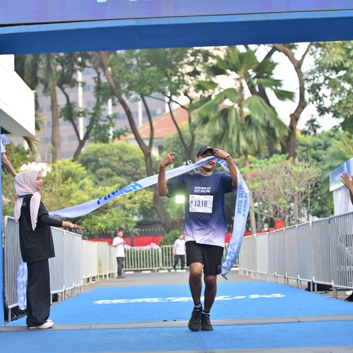 Race photo from KEMLU RUN 2026