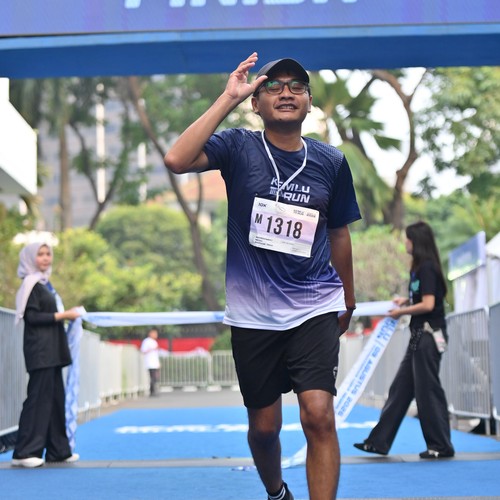 Race photo from KEMLU RUN 2026