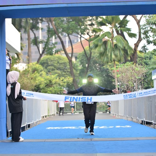 Race photo from KEMLU RUN 2026
