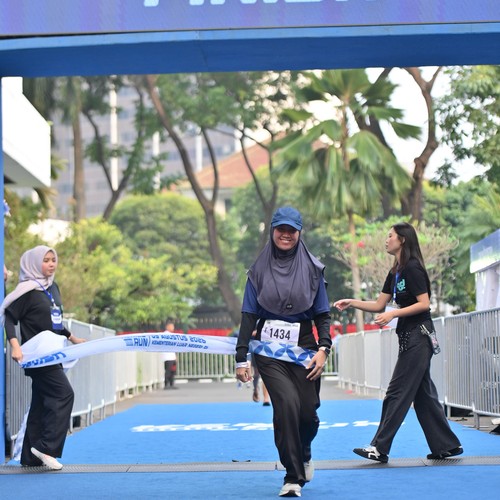Race photo from KEMLU RUN 2026